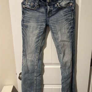 Miss Me Light Blue Straight Leg Jeans